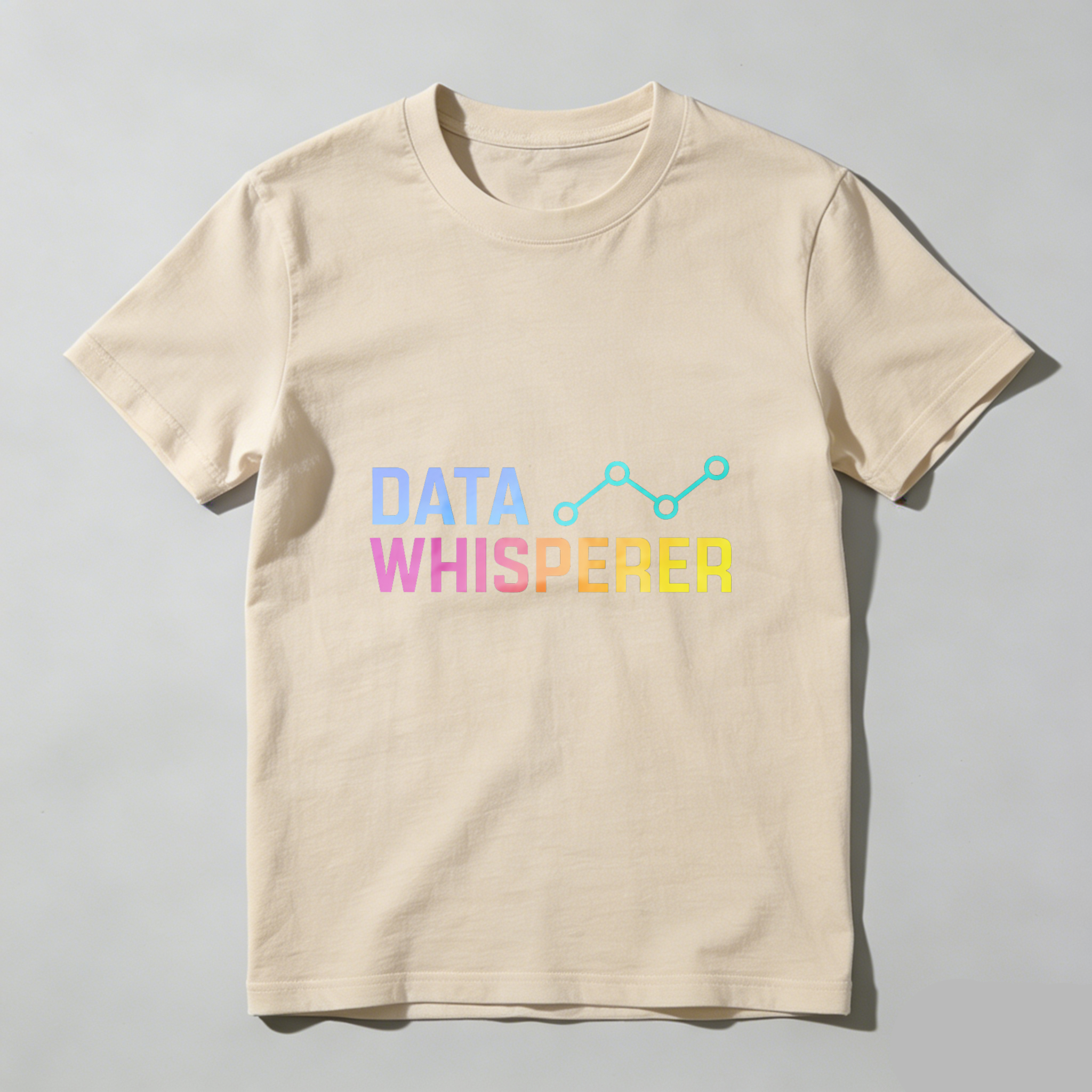 Dorawear™ Data Whisperer Chart Design Pure Cotton Short Sleeve T Shirt-Dorawear