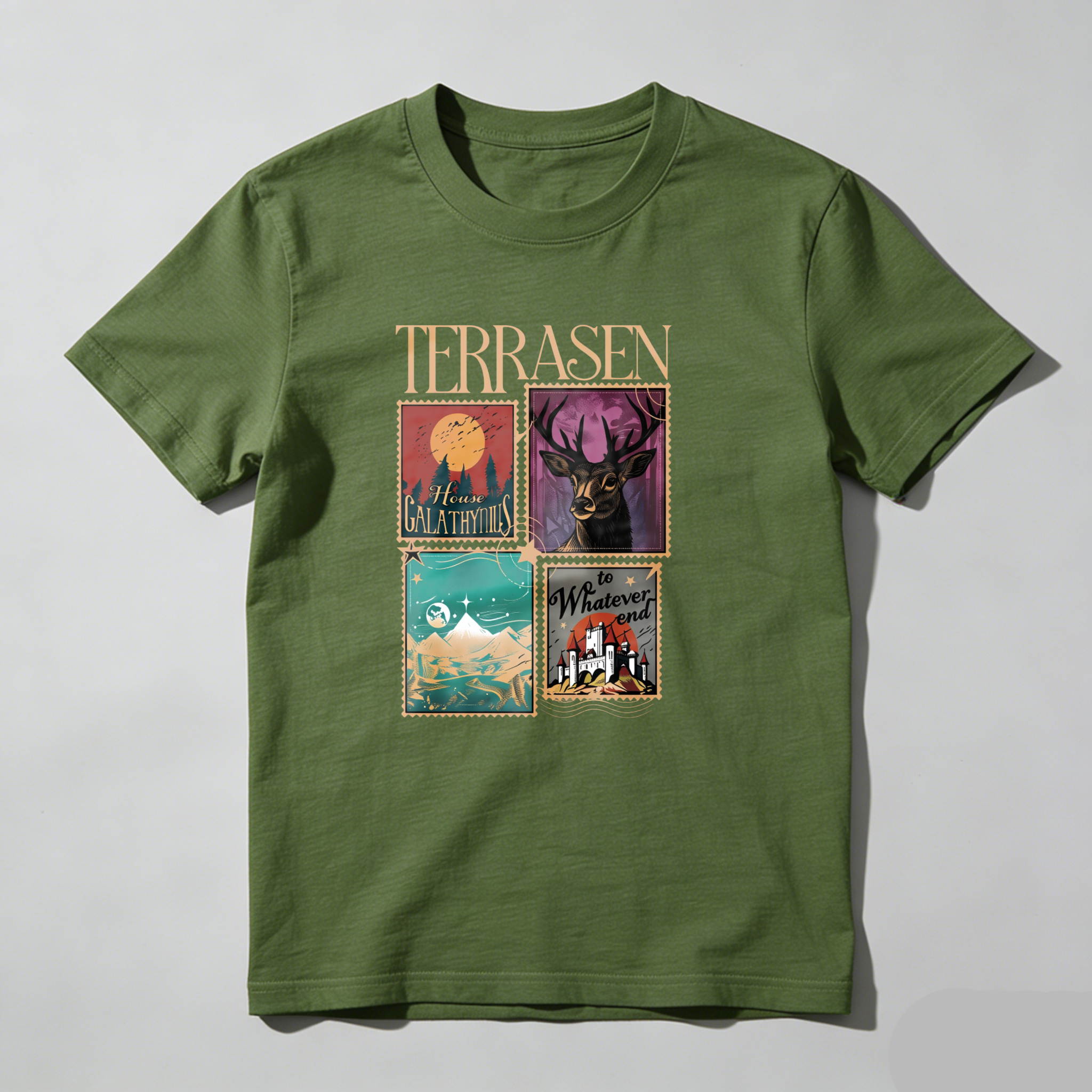 Dorawear™ Terrasen Mountain Glathria Stag Whateverland T Shirt