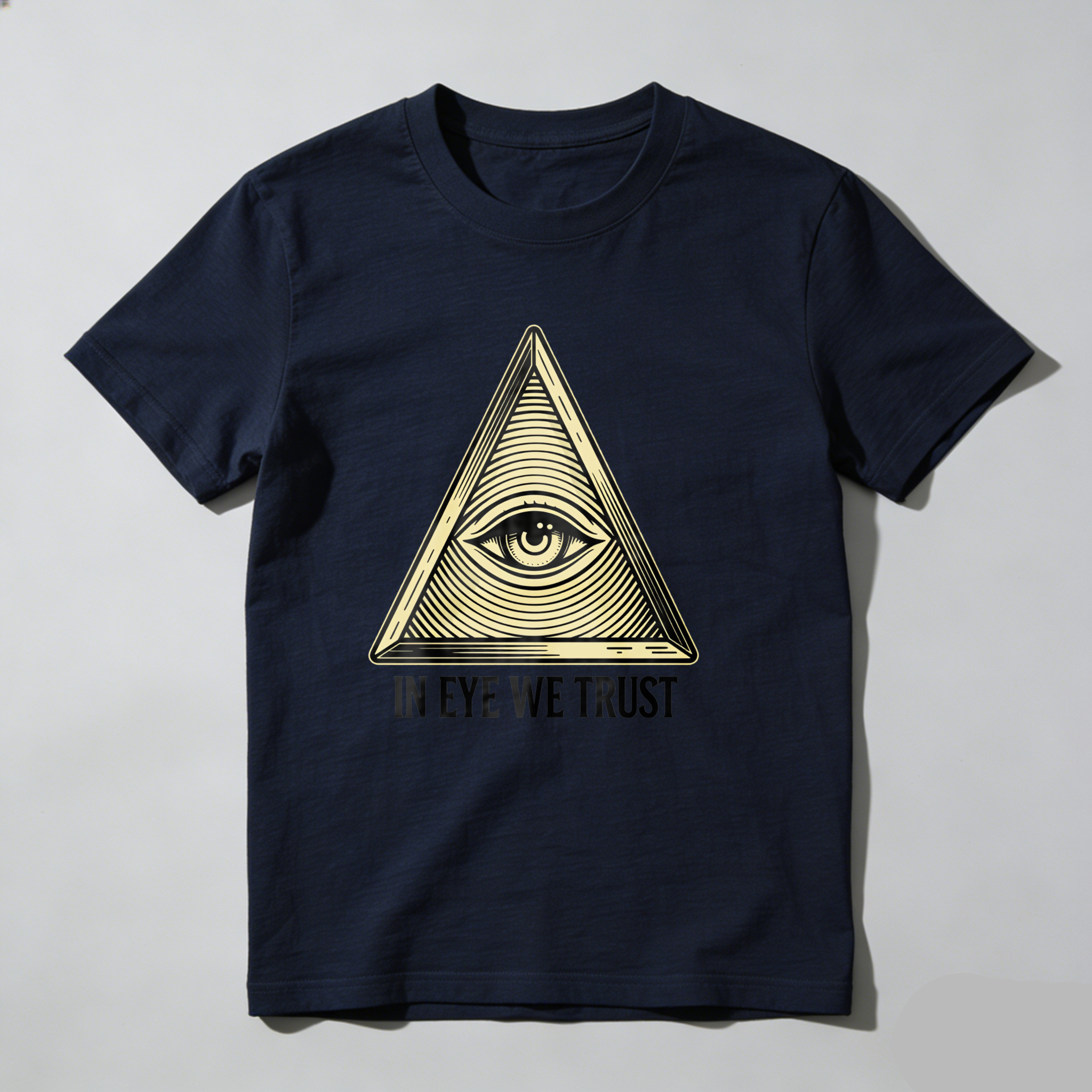 Dorawear™Eye In Triangle With Gold Outline  T Shirt
