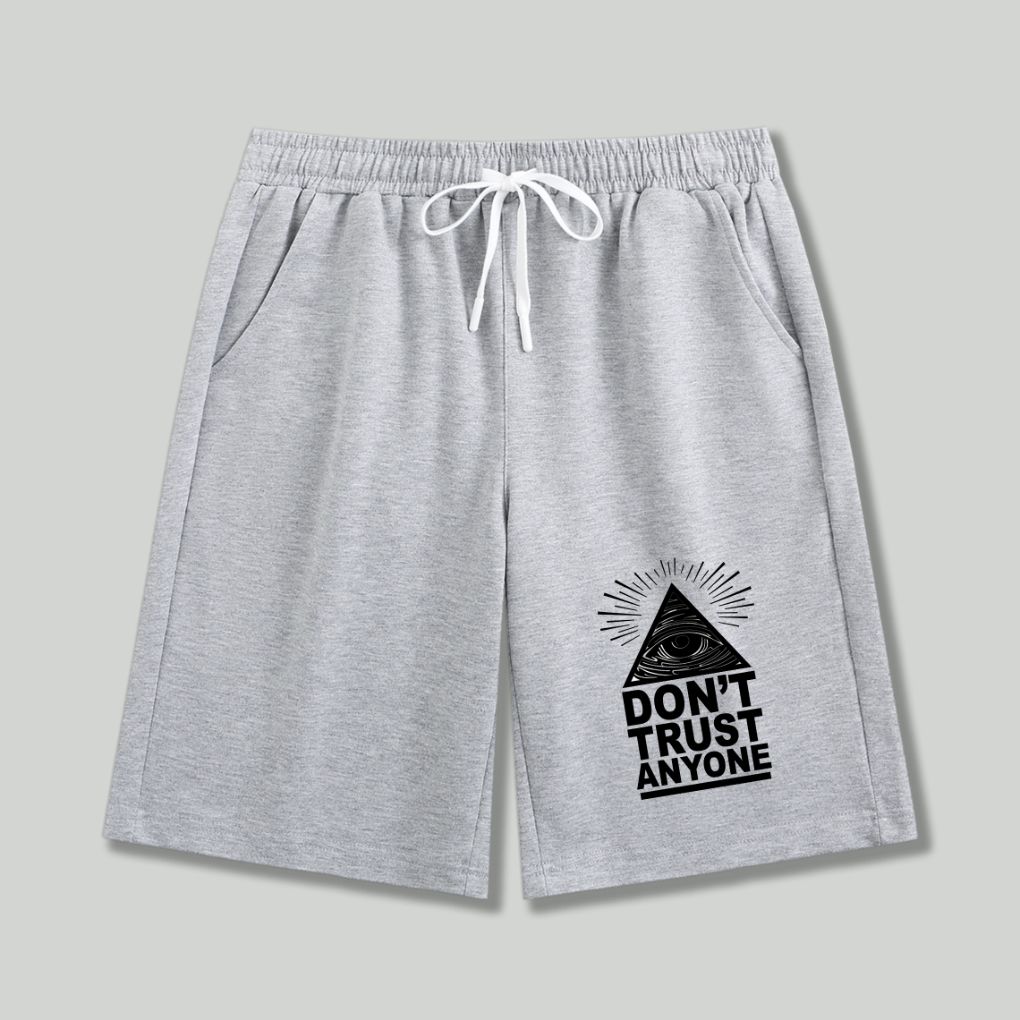 Dorawear™ All Seeing Eye Don't Trust Anyone Shorts-Dorawear