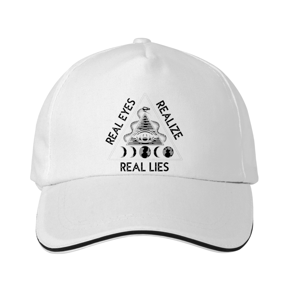 Dorawear™ Unisex Graphic Cap – Real Eyes Realize Real Lies Design