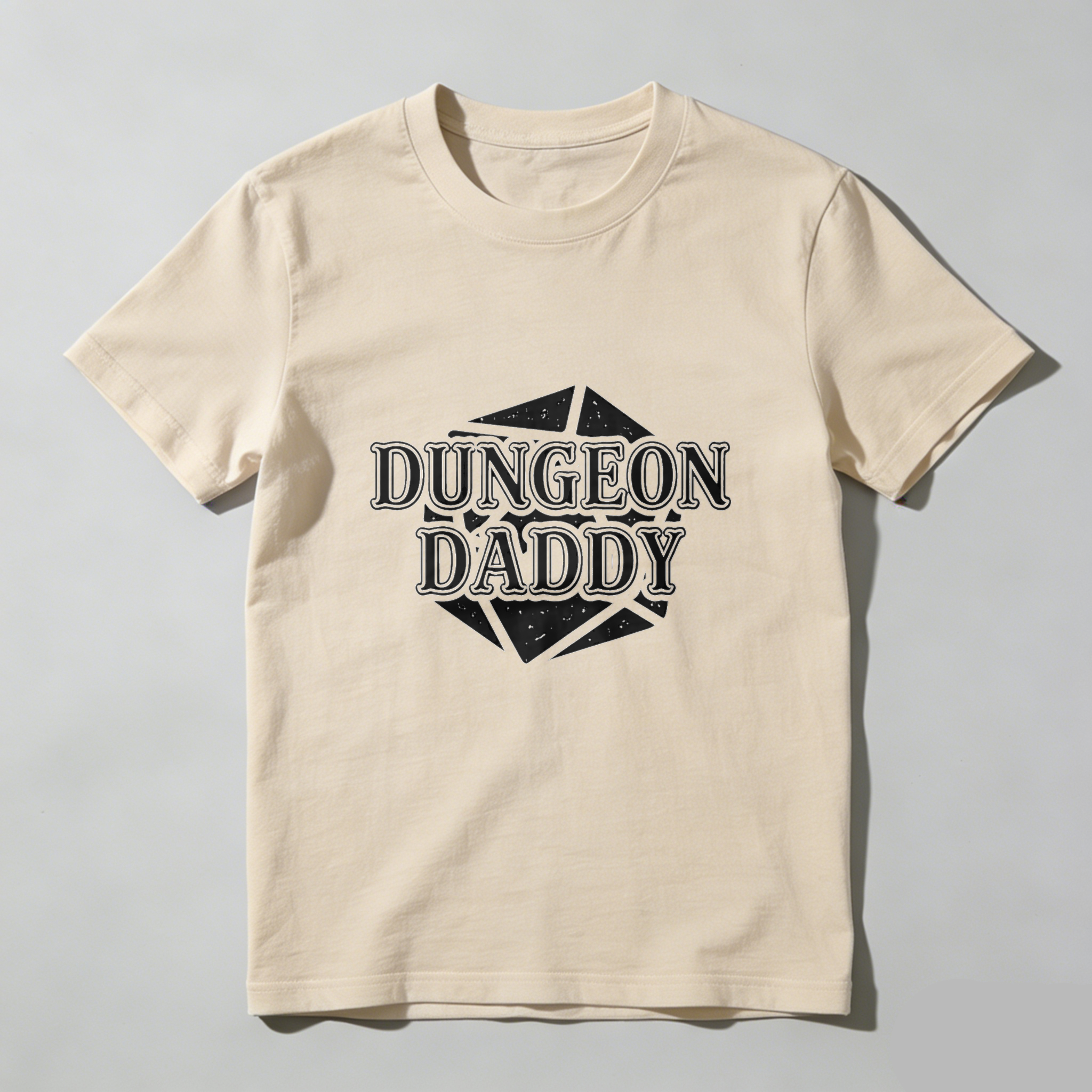 Dorawear™ Dungeon Daddy Dice Design Pure Cotton Short Sleeve T Shirt-Dorawear
