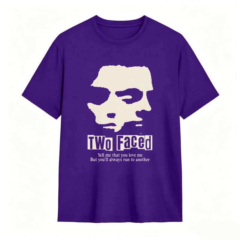 Dorawear™Two Faced Skull Design With Quote Unisex Classic T-shirt