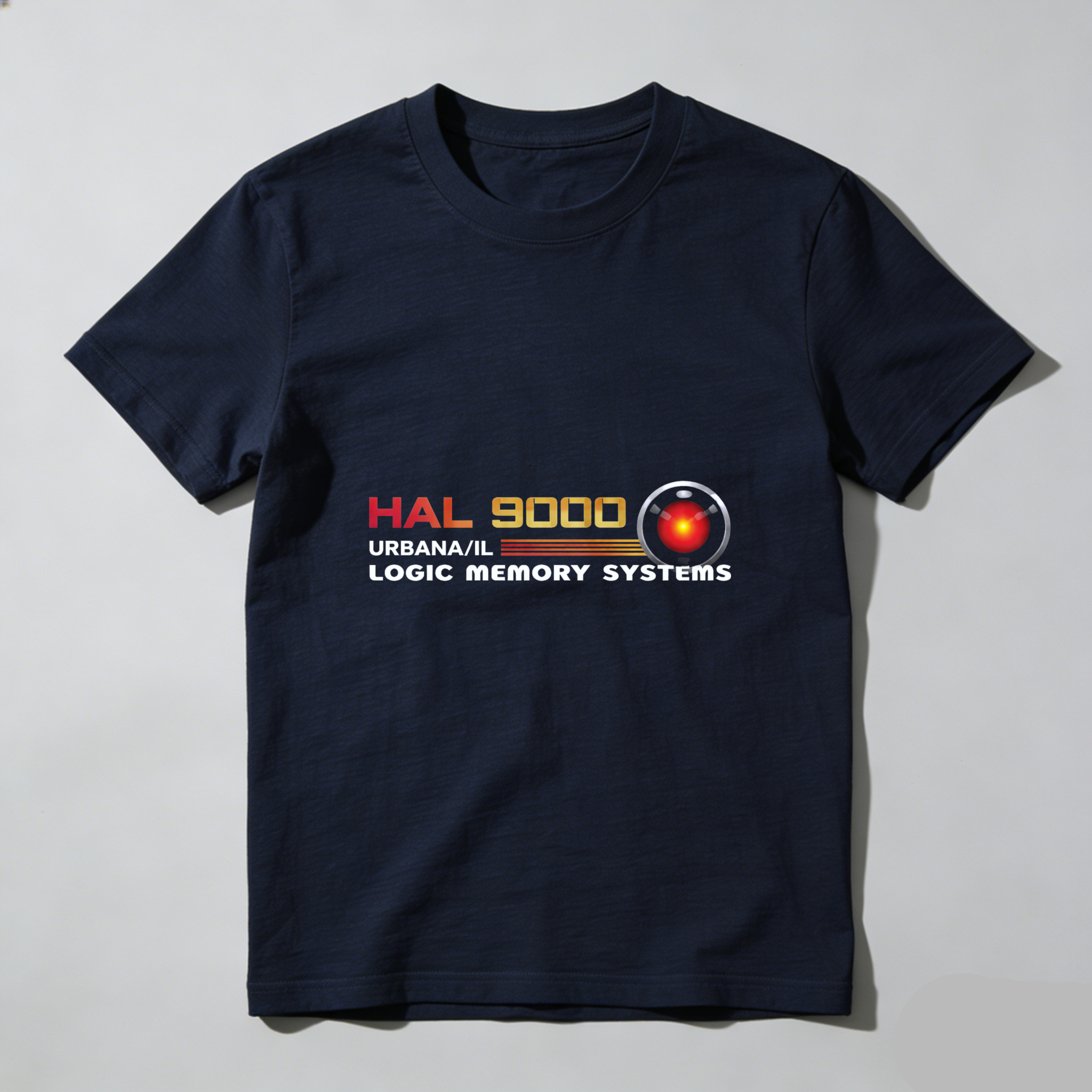 Dorawear™ Hal 9000 Logic Memory Systems Pure Cotton Short Sleeve T Shirt-Dorawear