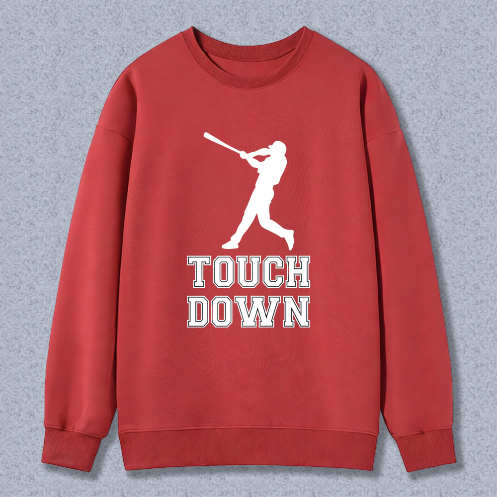 Dorawear™ Baseball Player Silhouette Touch Down Unisex Classic Sweatshirt