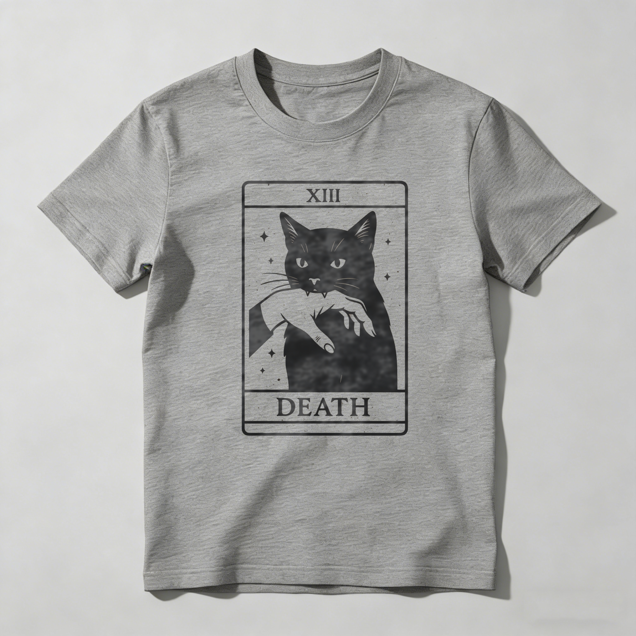 Dorawear™ Cat With Scythe Death Tarot Card T Shirt