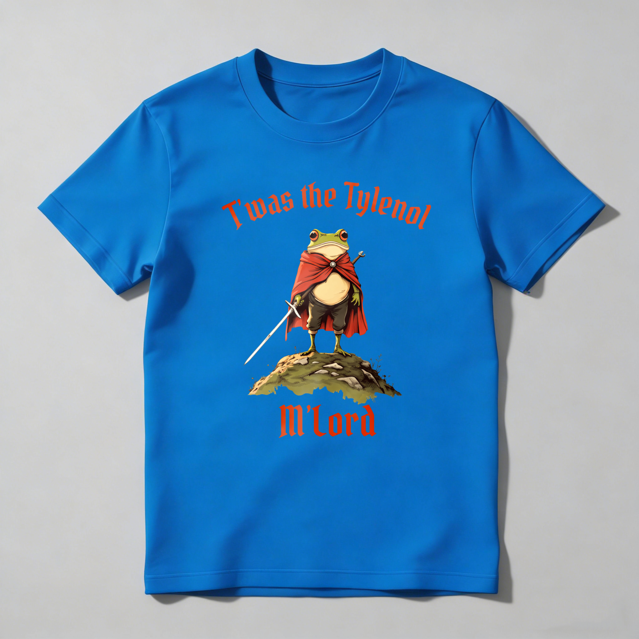 Dorawear™ Frog Knight With Sword And Cape T Shirt