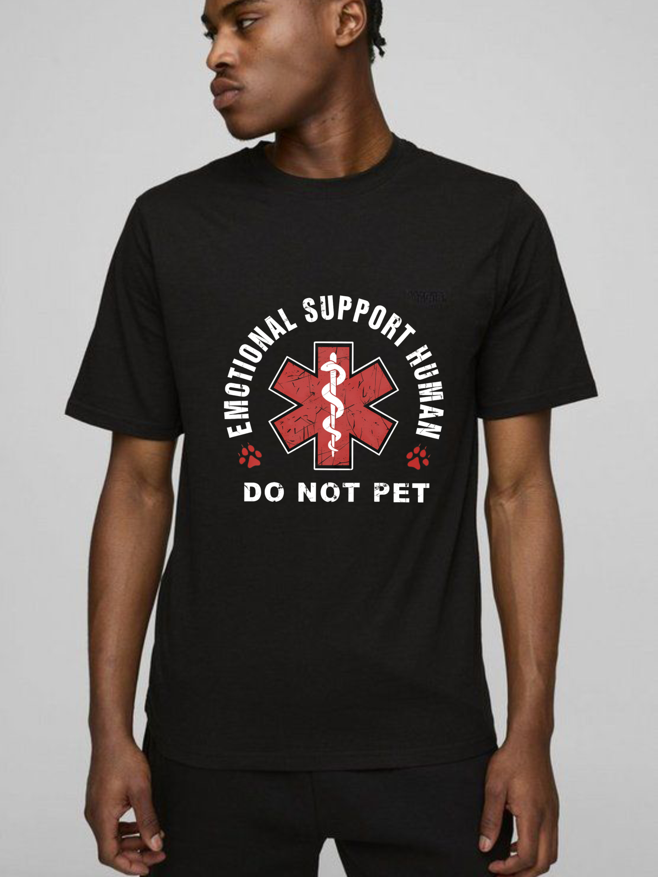 Dorawear™ Emotional Support Human Do Not Pet T Shirt