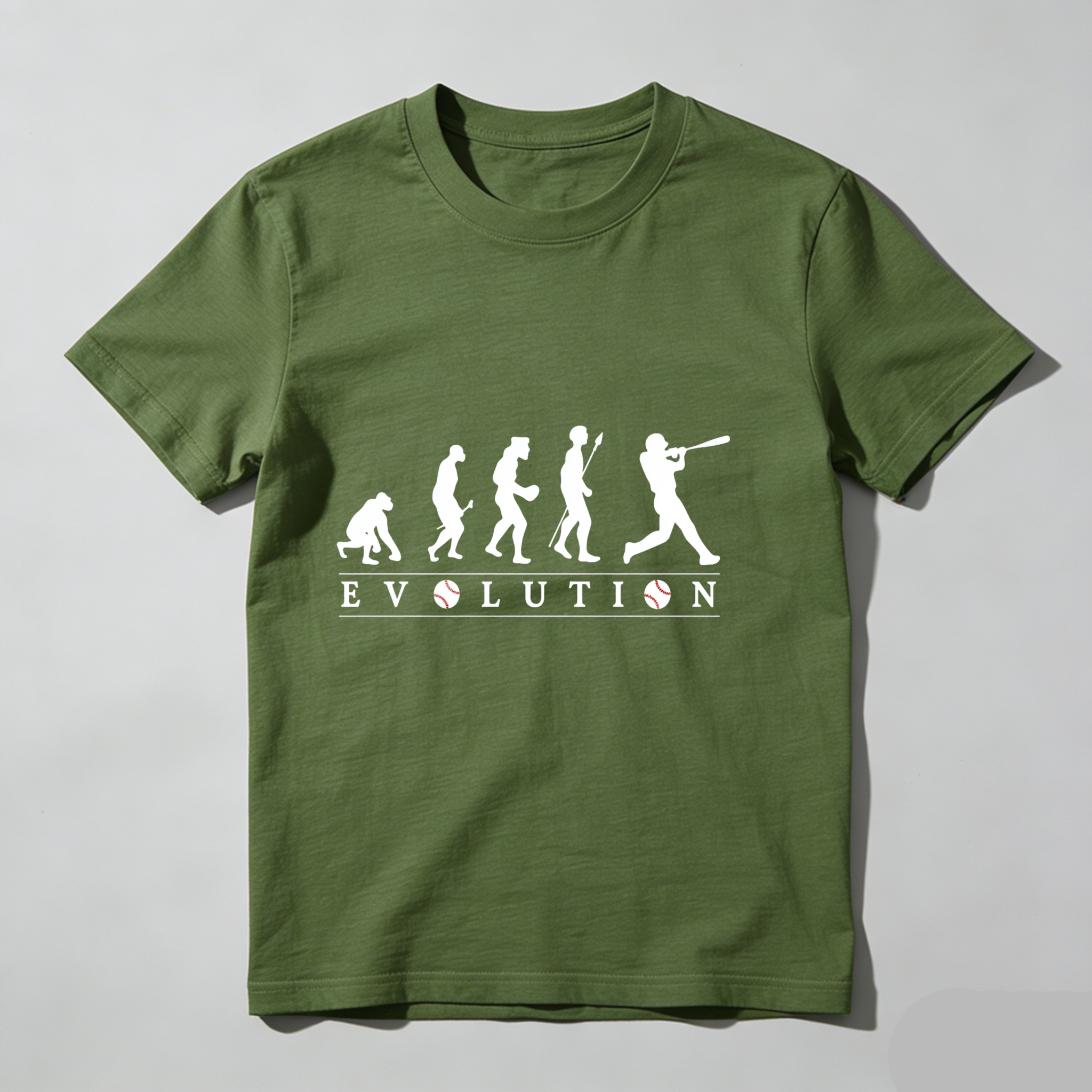 Dorawear™ Evolution Of Baseball Player  T Shirt