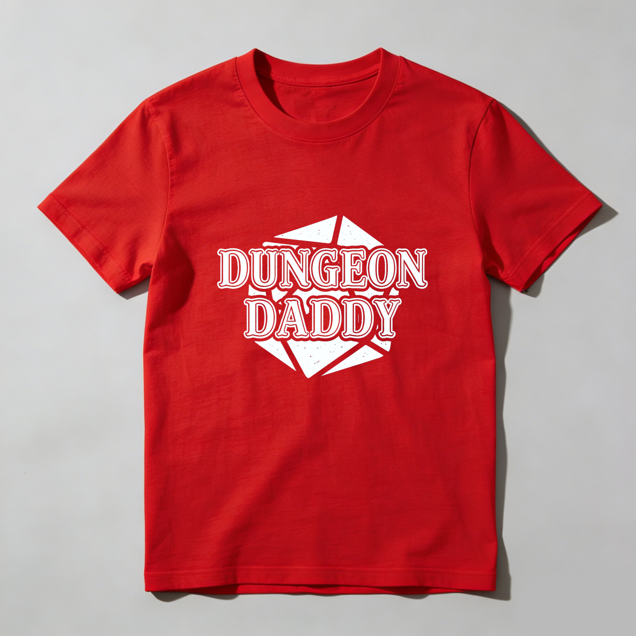 Dorawear™ Dungeon Daddy Dice Design Pure Cotton Short Sleeve T Shirt-Dorawear