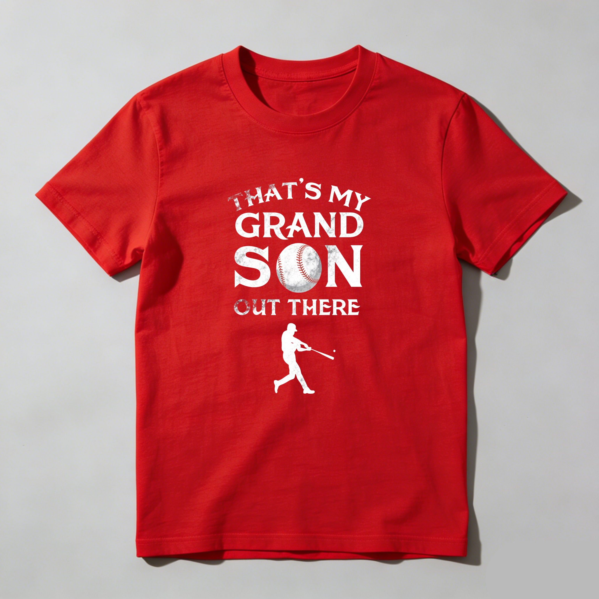 Dorawear™ That's My Grandson Out There Baseball Player  T Shirt-Dorawear