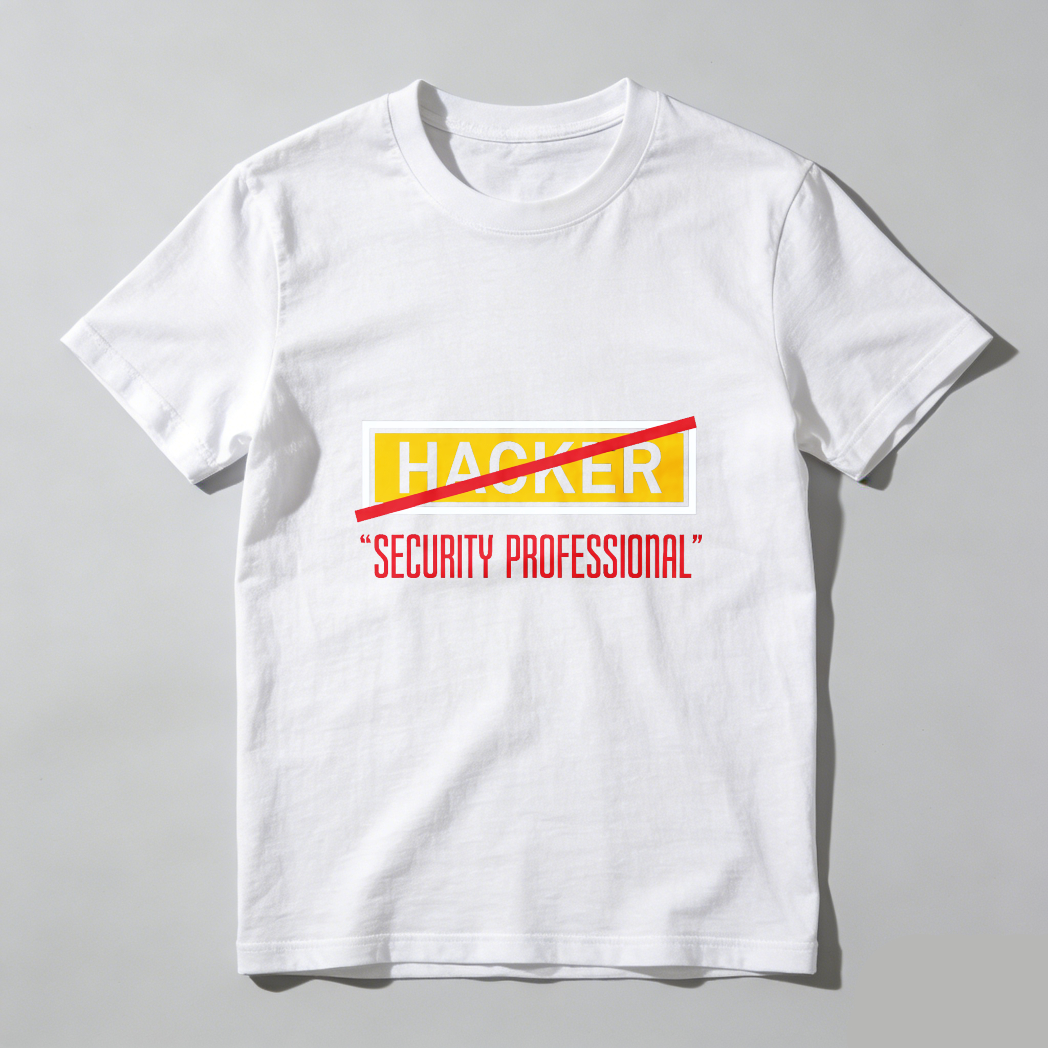 Dorawear™ Hacker Security Professional Pure Cotton Short Sleeve T Shirt-Dorawear