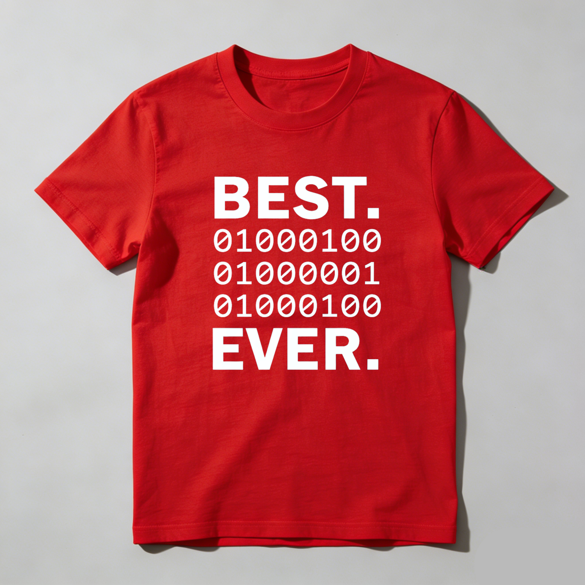 Dorawear™ Best Binary Code Ever Pure Cotton Short Sleeve T Shirt-Dorawear