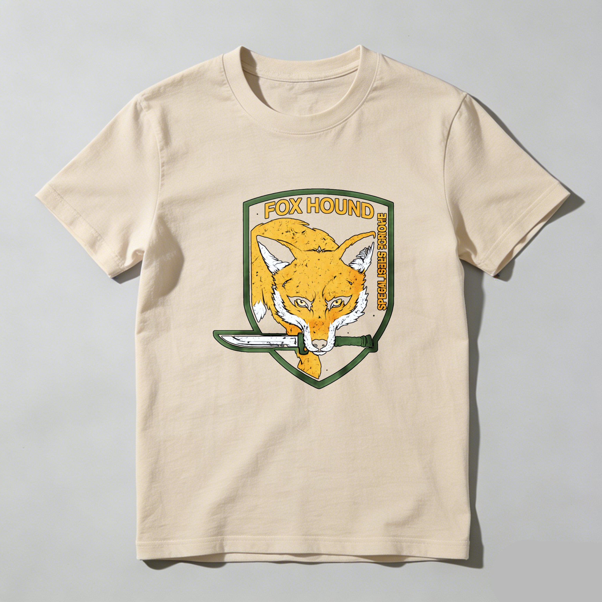 Dorawear™ Fox Hound Shield Logo Pure Cotton Short Sleeve T Shirt-Dorawear