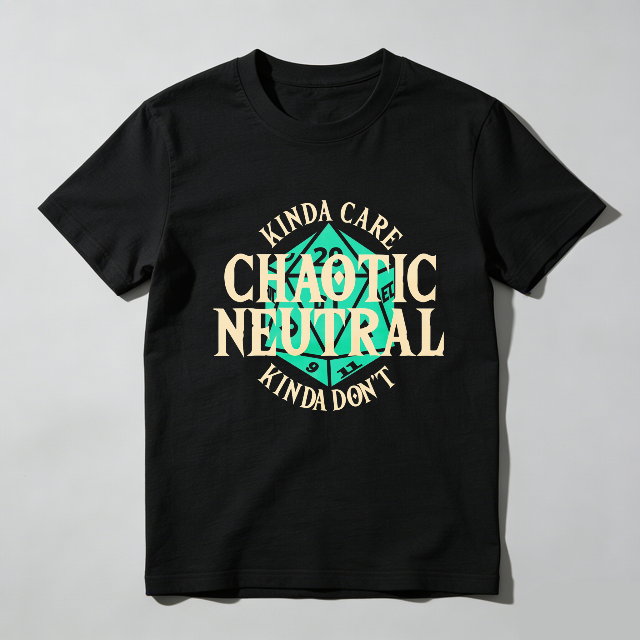 Dorawear Kinda Care Chaotic Neutral Kinda Don't T Shirt