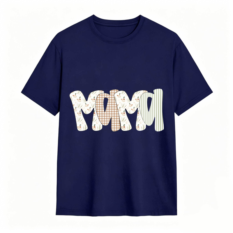 Dorawear™Mama Patterned Text Design Unisex Classic T-shirt