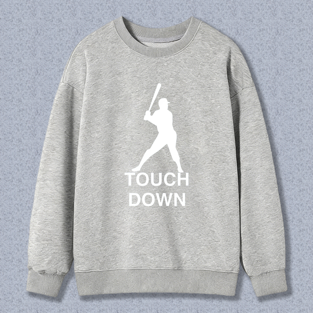 Dorawear™ Baseball Player Silhouette Touch Down Unisex Classic Sweatshirt(1)