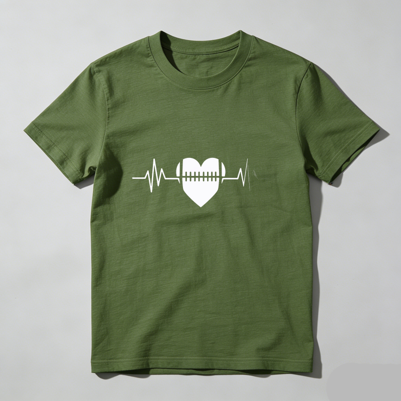 Dorawear™ Heart Beat With Stitched Design T Shirt