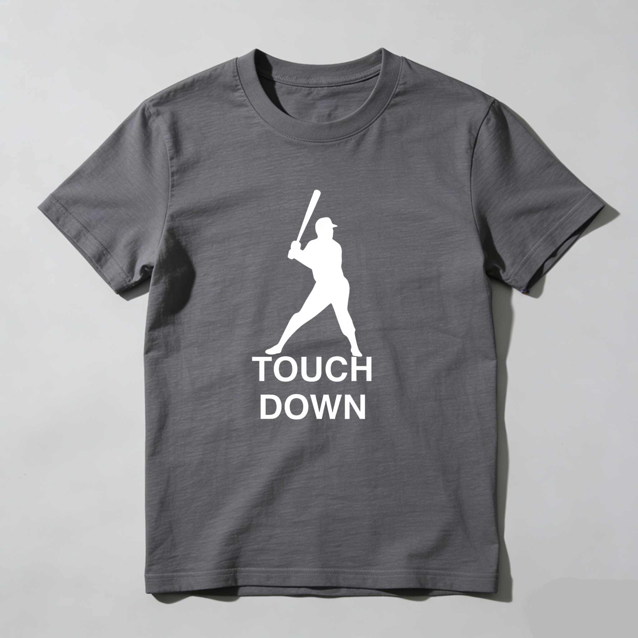 Dorawear™ Touch Down Baseball Player Silhouette  T Shirt