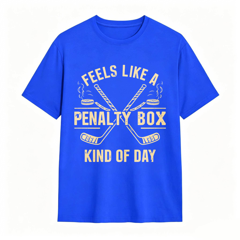 Dorawear™Feels Like A Penalty Box Kind Of Day Hockey Theme Unisex Classic T-shirt
