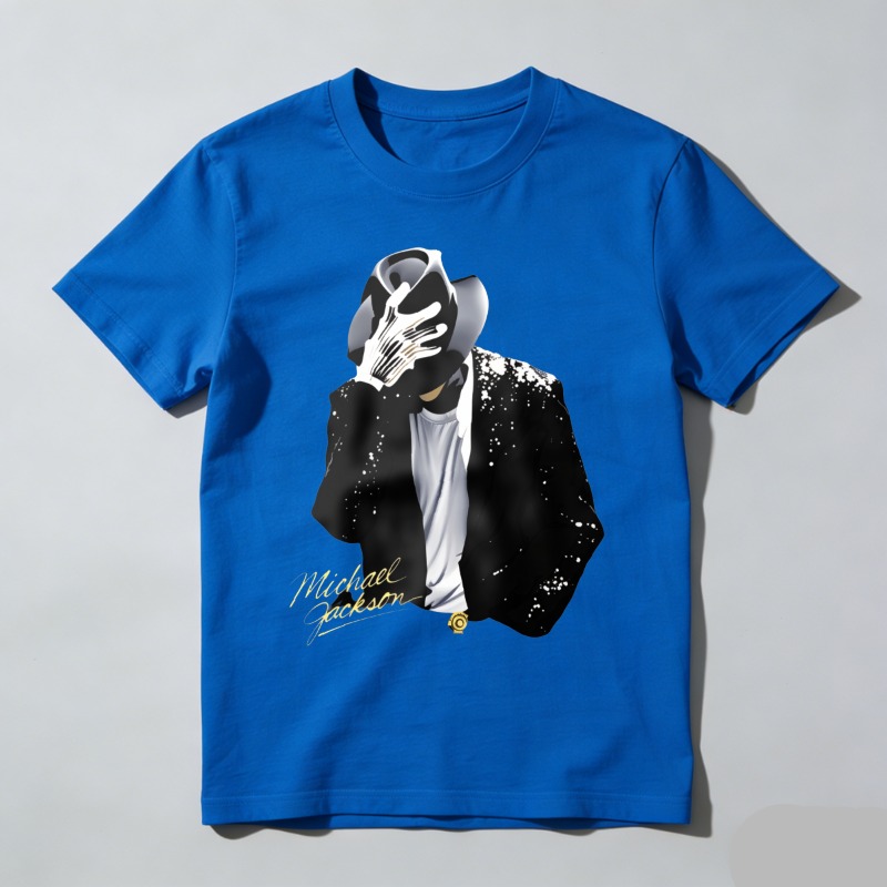 Dorawear™ Michael Jackson Iconic Pose With Glove And Hat T Shirt 100% cotton