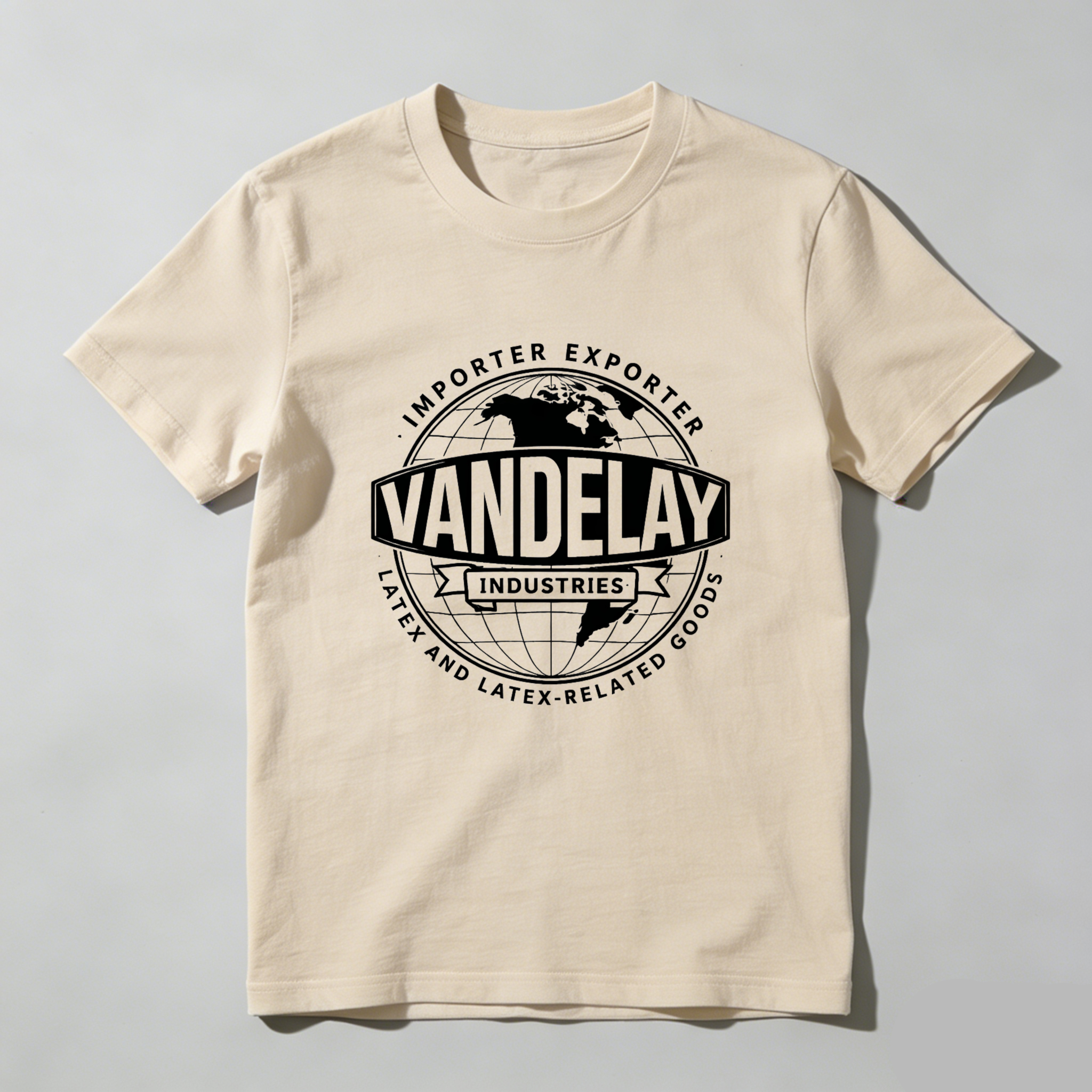 Dorawear™ Vandelay Industries Importer Exporter Latex Goods Pure Cotton Short Sleeve T-Shirt-Dorawear