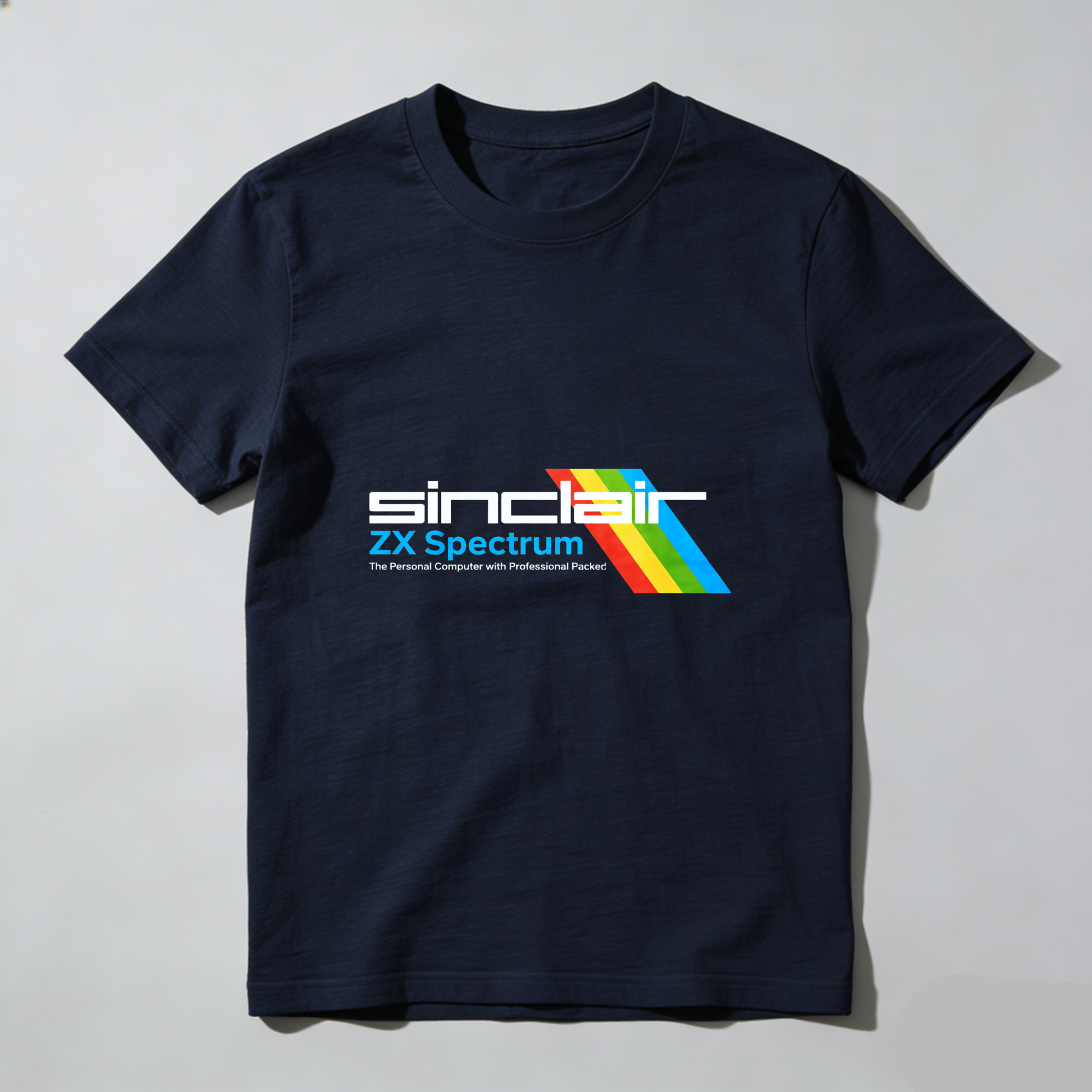 Dorawear™ Sinclair ZX Spectrum Logo Retro Gaming Pure Cotton Short Sleeve T-Shirt-Dorawear