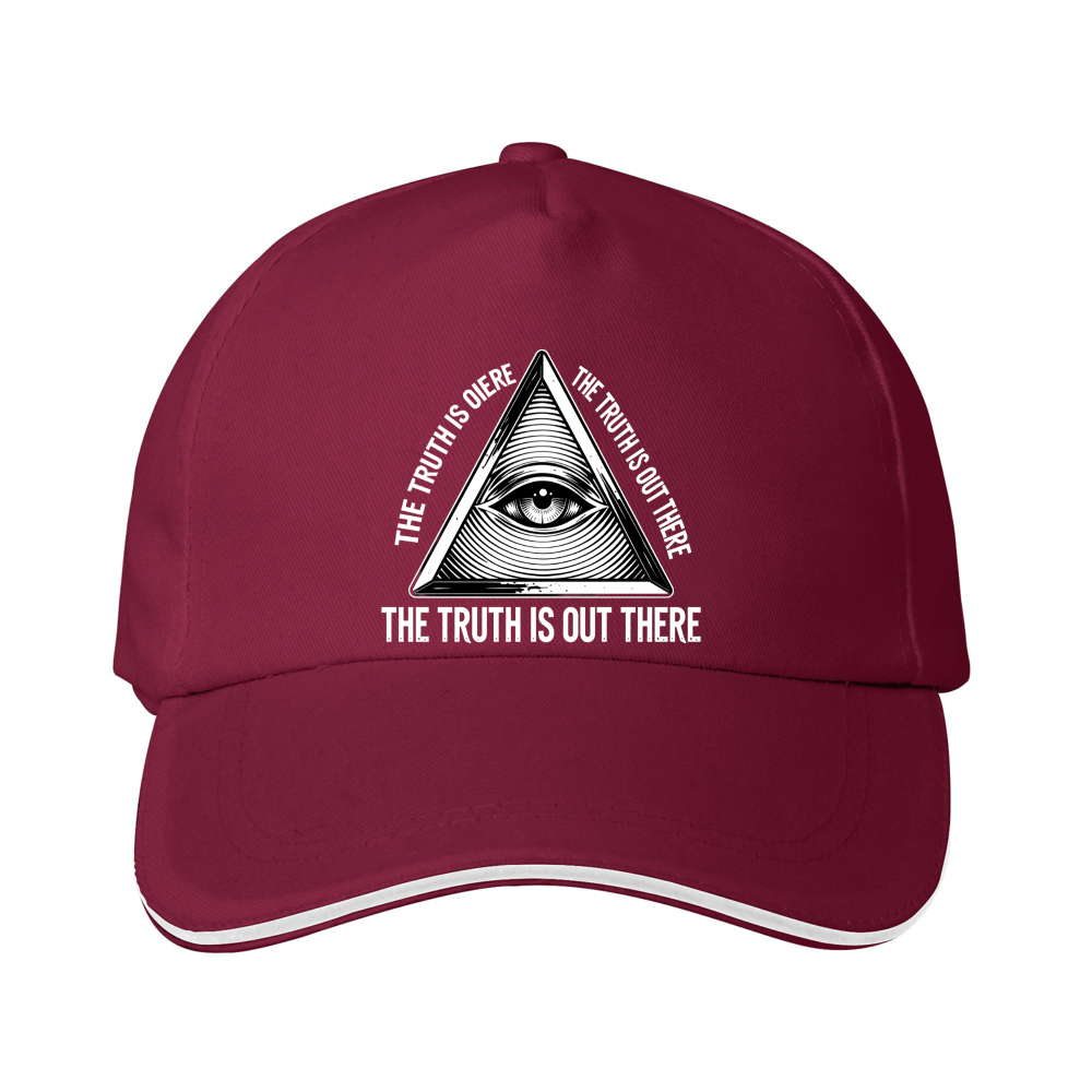 Dorawear™ Baseball Cap  All Seeing Eye With The Truth Is Out There Text Casual Wear For Men And Women