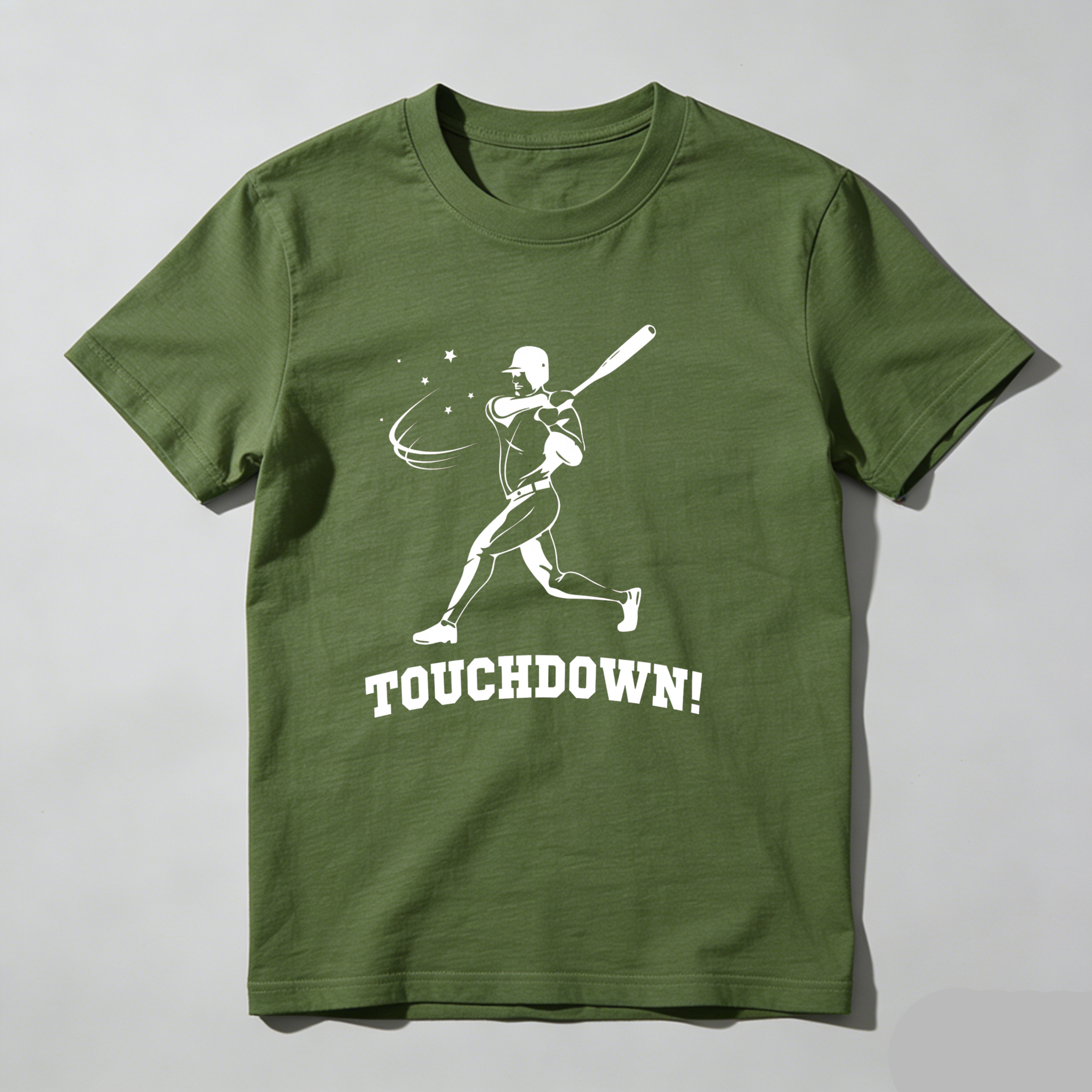 Dorawear™ Baseball Player Batting Touchdown Graphic T-Shirt