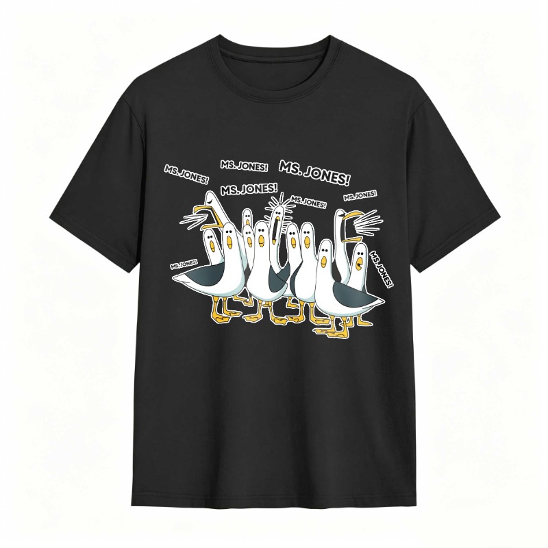 Dorawear™ Ducks Chasing Ms Jones tshirt 100% cotton