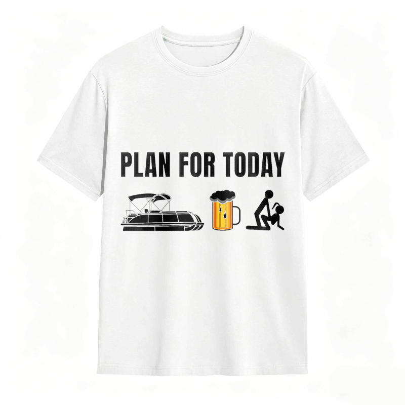 Dorawear™ Plan For Today Boat Beer And Yoga Unisex Classic T-shirt