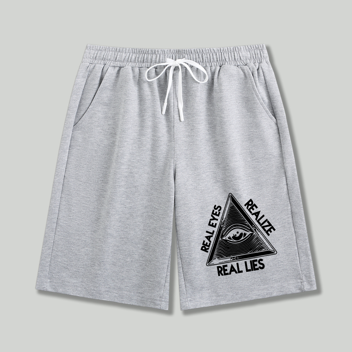 Dorawear™ All Seeing Eye Real Eyes Realize Real Lies Shorts-Dorawear