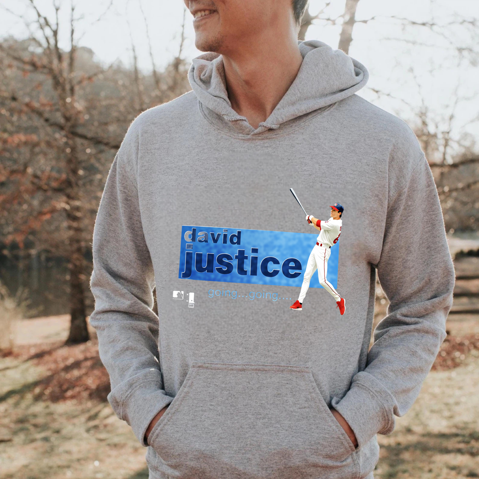 Dorawear™ David Justice Going Going Baseball Player Hoodie Men Women Unisex Sweatshirt Casual Sportswear Fashion Apparel-Dorawear