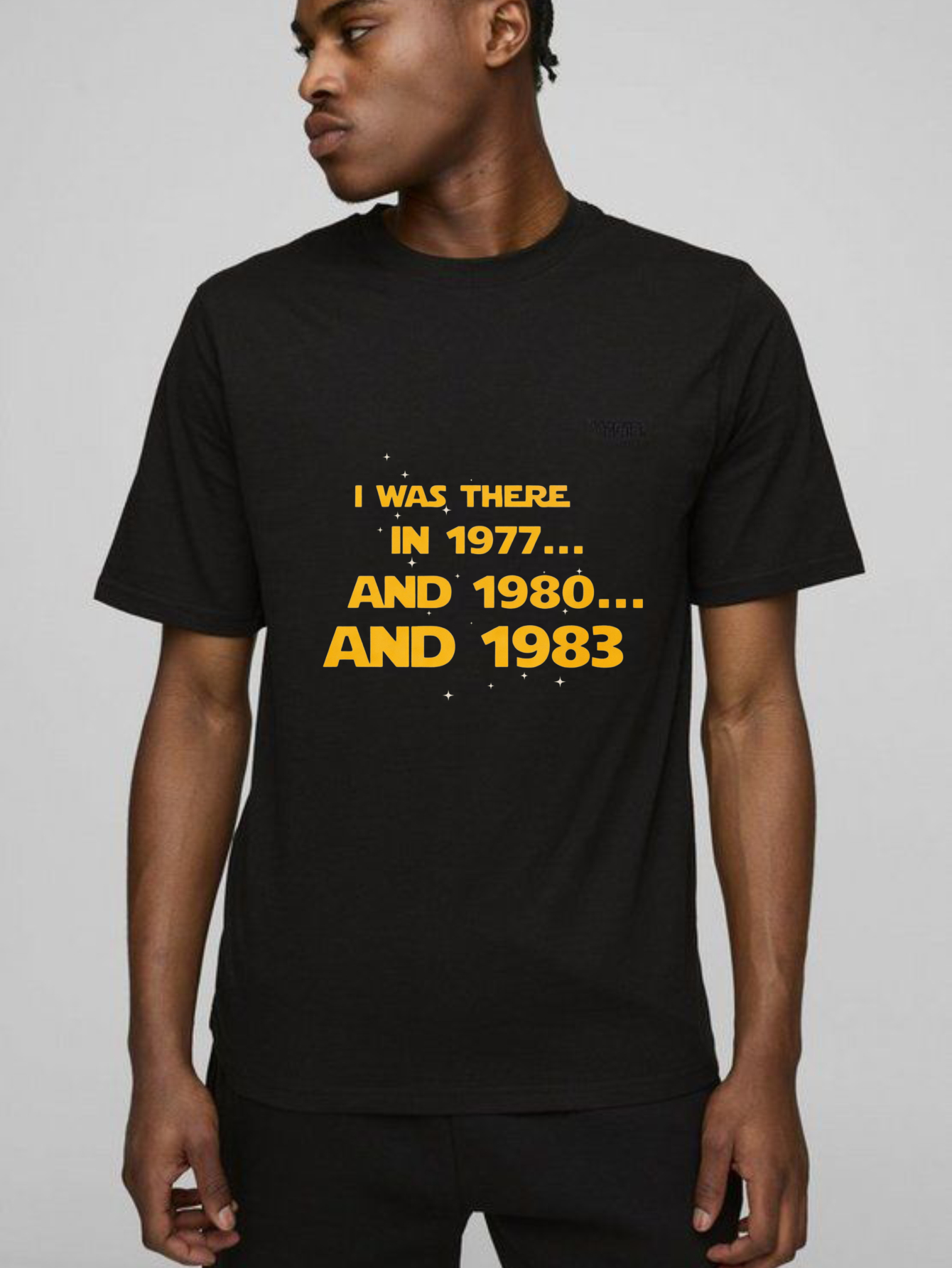 Dorawear™ I Was There In 1977 And 1980 And 1983 Pure Cotton Short Sleeve T Shirt-Dorawear