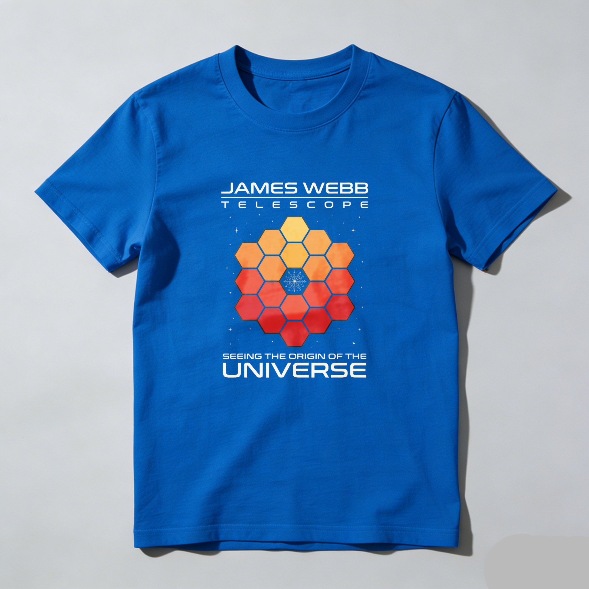 Dorawear™ James Webb Telescope Seeing The Origin Of The Universe Pure Cotton Short Sleeve T Shirt-Dorawear