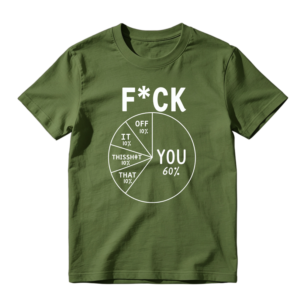 Funny Pie Chart Humor Graphic Unisex Classic T-shirt