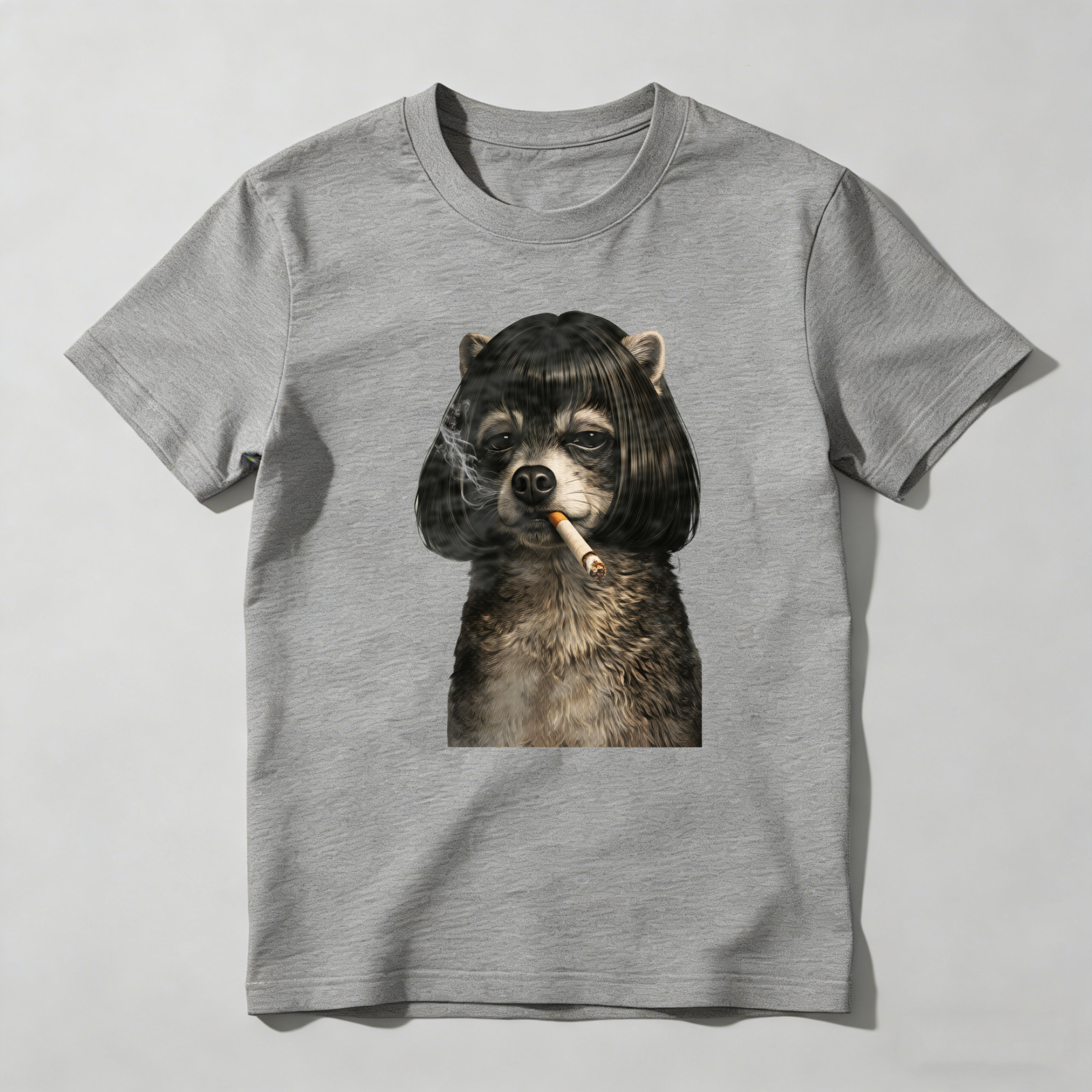 Dorawear™ Dog With Hair And Cigarette T Shirt