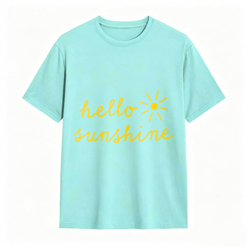 Dorawear™Hello Sunshine With Sun Icon Unisex Classic T-shirt