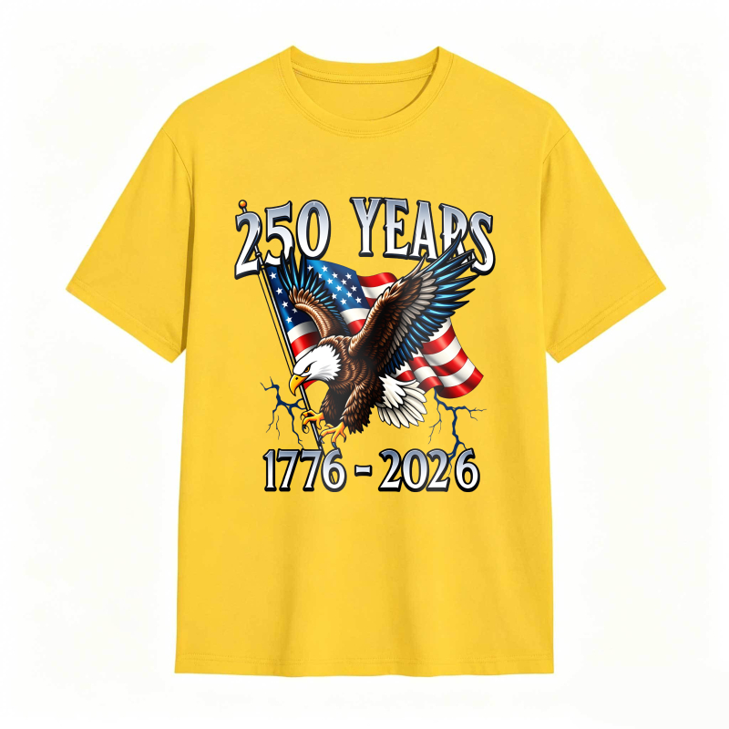 Dorawear™ 250 Years American Eagle Flag 1776 2026 Unisex Classic T-shirt
