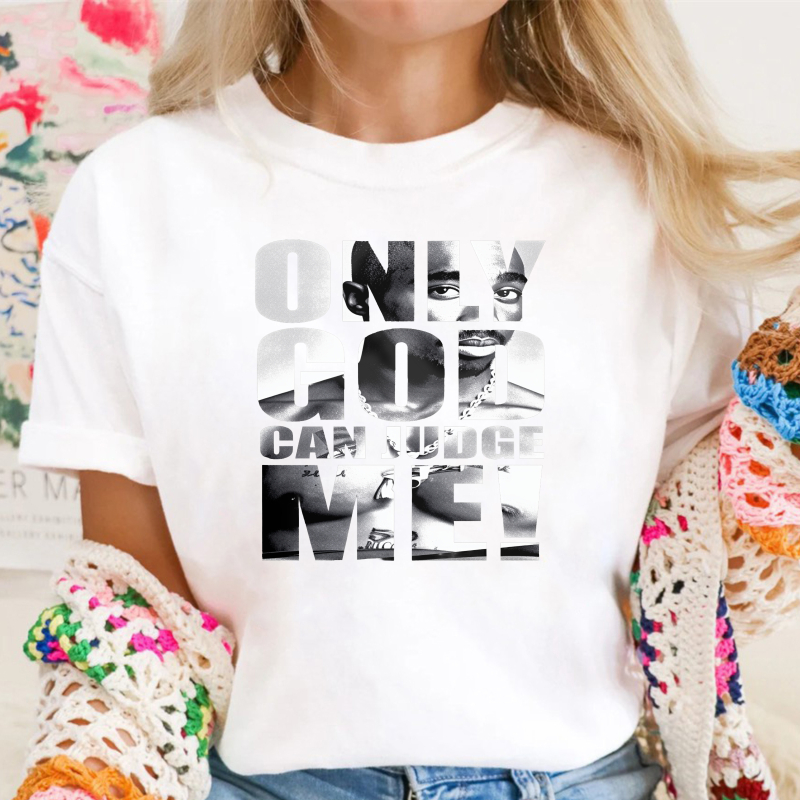 Only God Can Judge Me Graphic Print Unisex Classic T-shirt