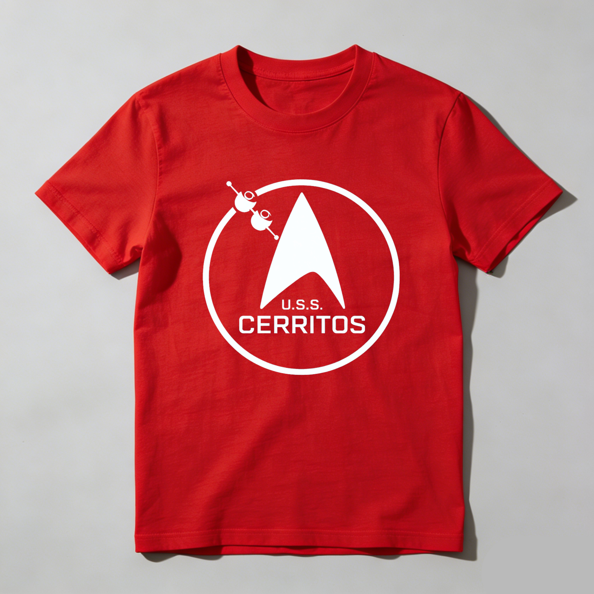 Dorawear™ Uss Cerritos Starfleet Logo Pure Cotton Short Sleeve T Shirt-Dorawear