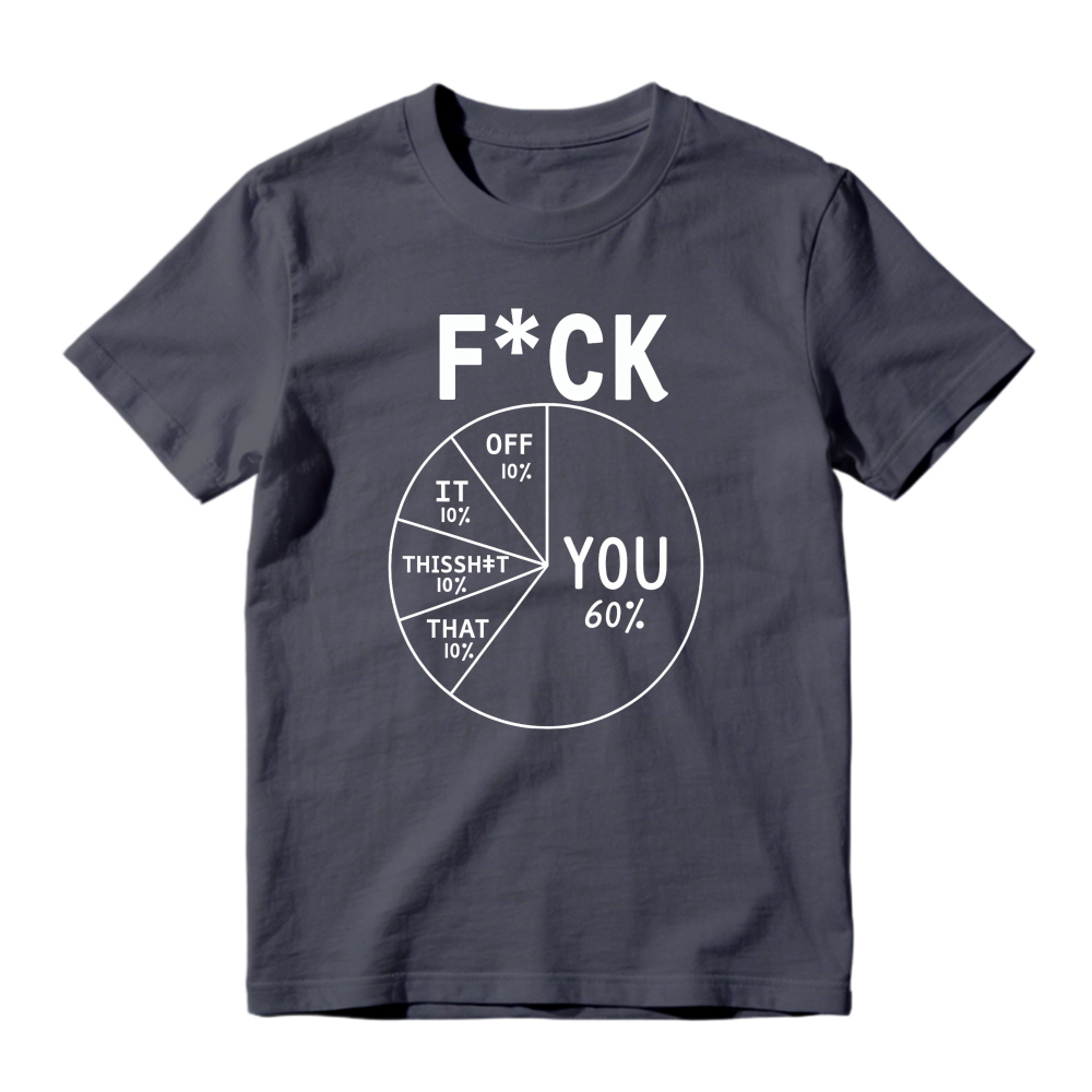 Funny Pie Chart Humor Graphic Unisex Classic T-shirt