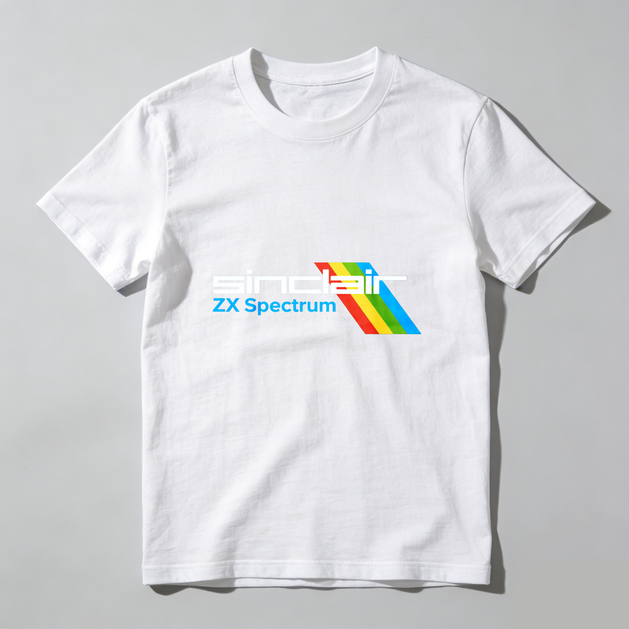 Dorawear™ Sinclair ZX Spectrum Logo Retro Gaming Pure Cotton Short Sleeve T-Shirt-Dorawear