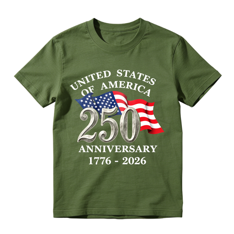 United States Of America 250 Anniversary 1776 2026 Flag Design Unisex Classic T-shirt