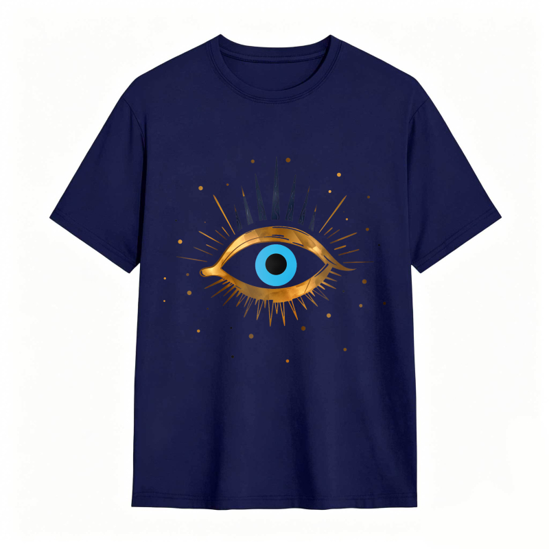 Dorawear™ Eye Symbol With Golden Rays And Blue Iris Unisex Classic T-shirt