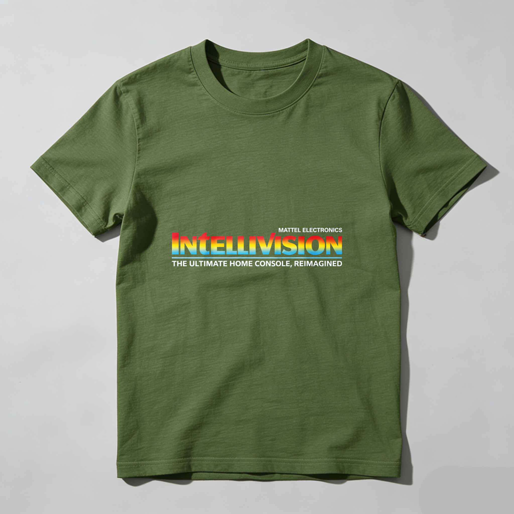 Dorawear™ Intellivision Mattel Electronics Ultimate Home Console Reimagined Pure Cotton Short Sleeve T Shirt-Dorawear