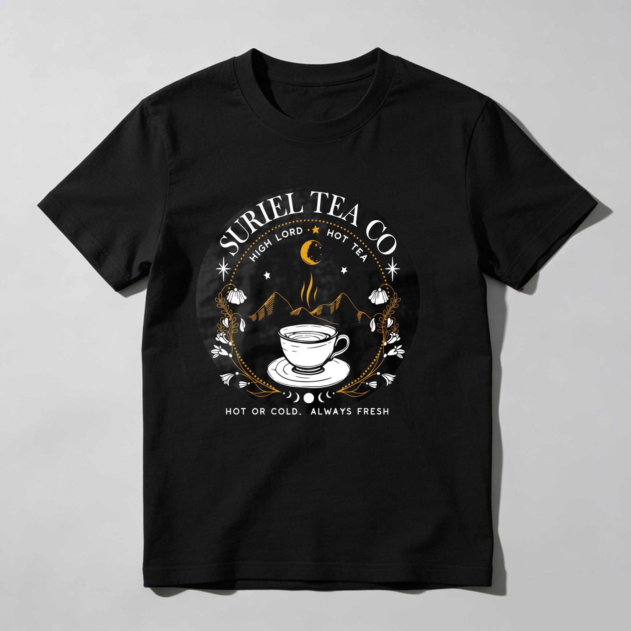 Dorawear Suriel Tea Co High Lord Hot Tea T Shirt