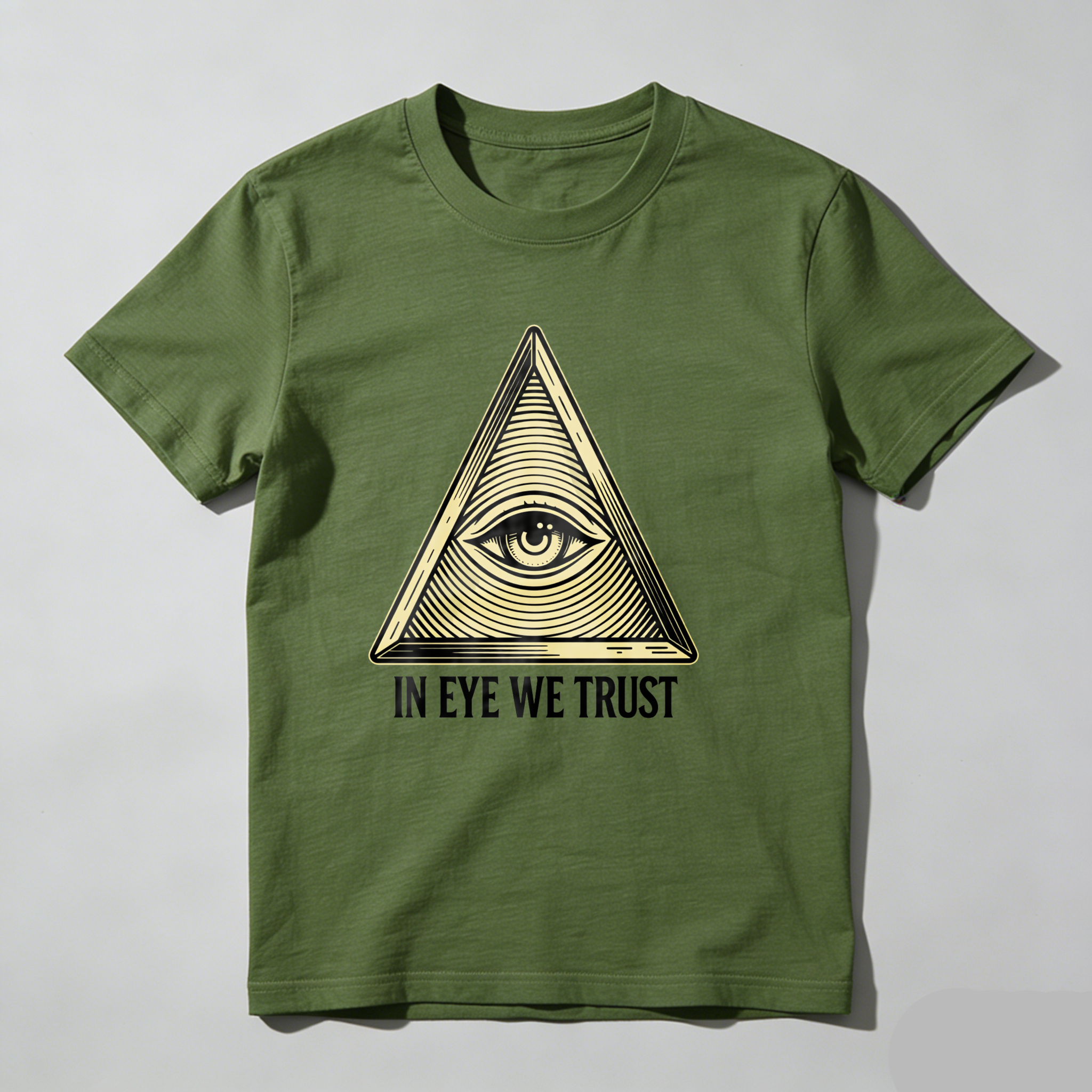 Dorawear™Eye In Triangle With Gold Outline  T Shirt