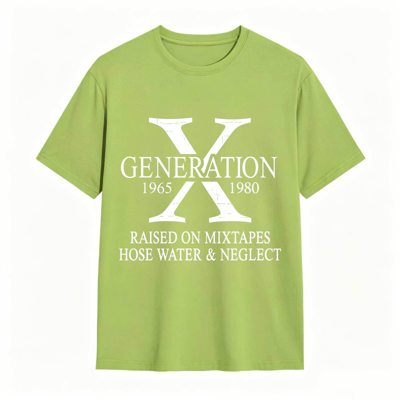 Dorawear™ X Generation 1965 1980 Raised On Mixtapes Hose Water And Neglect Unisex Classic T-shirt