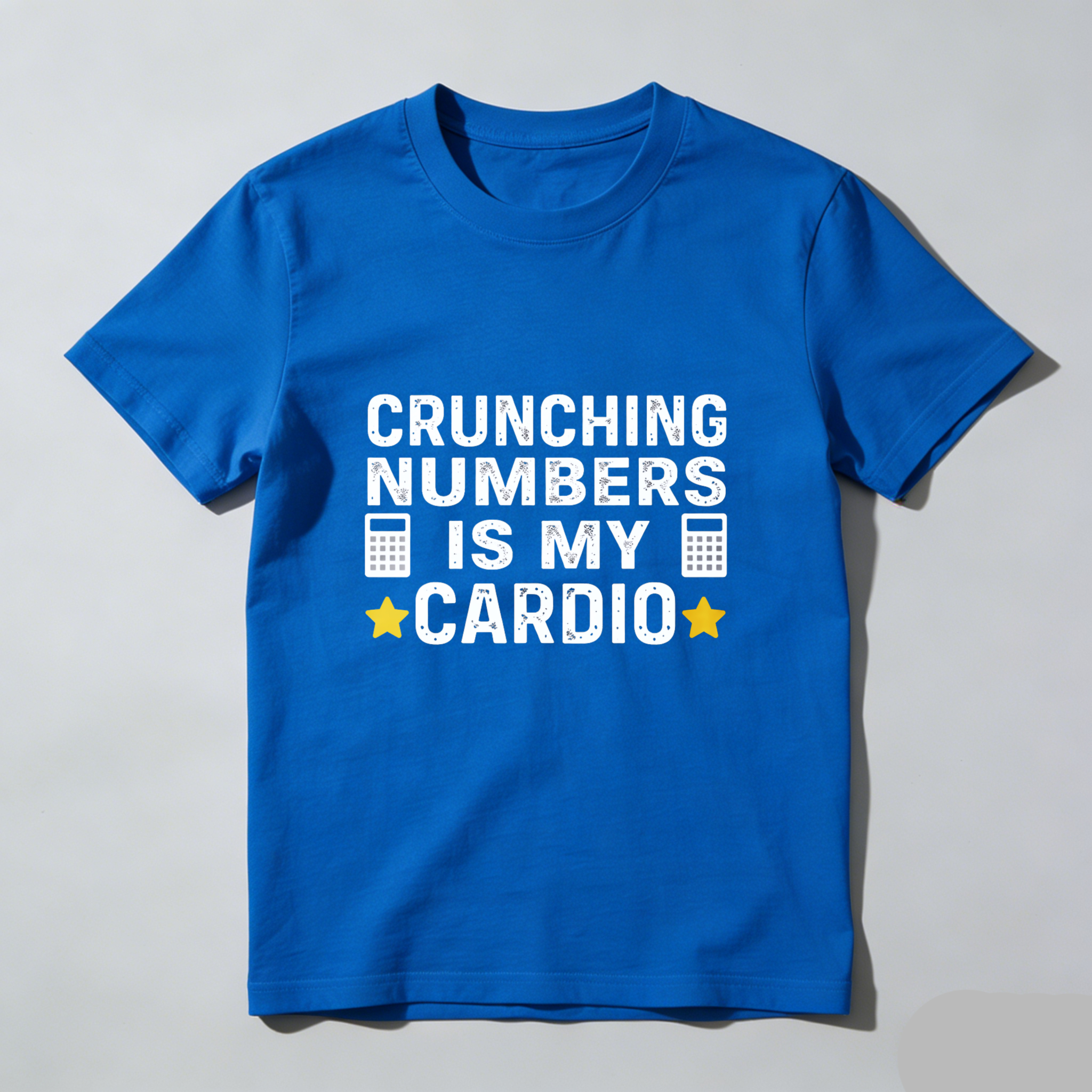 Dorawear™ Crunching Numbers Is My Cardio Pure Cotton Short Sleeve T Shirt-Dorawear